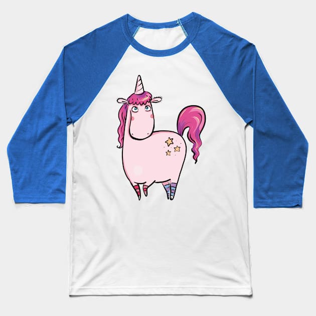 Cute Unicorn Baseball T-Shirt by holidaystore